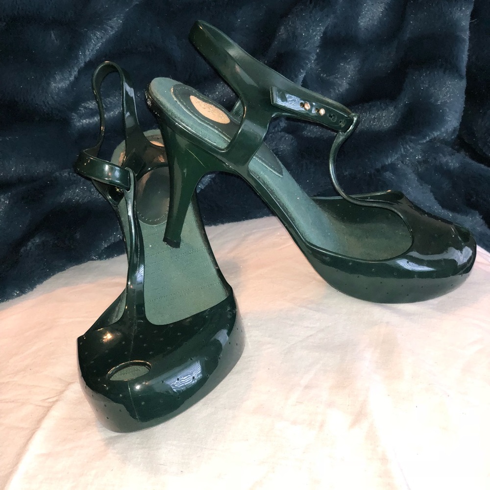 LAST DAY LAST PRICE! Melissa Jelly T strap heels